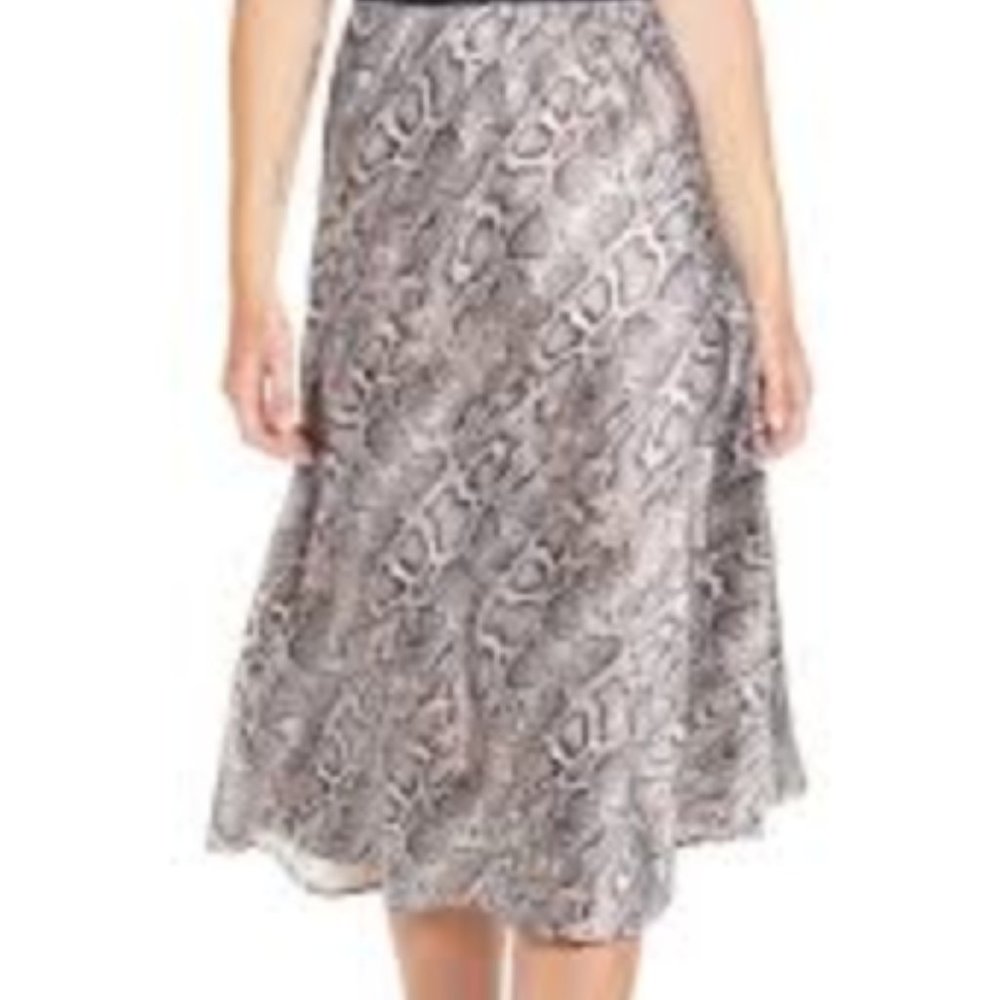SNAKESKIN - MIDI SKIRT